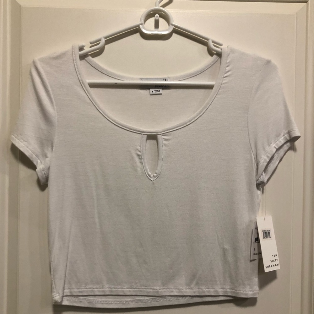 Keyhole Crop Top NWT